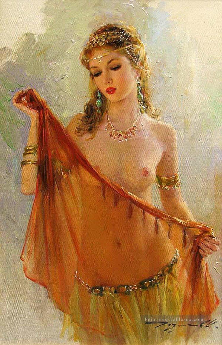 Une jolie femme KR 017 Impressionniste nue Peintures à l'huile